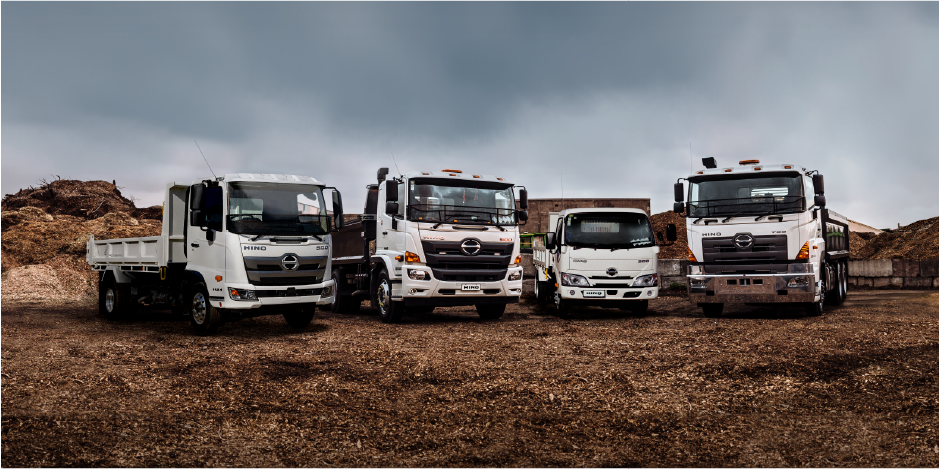 Hino tipper truck