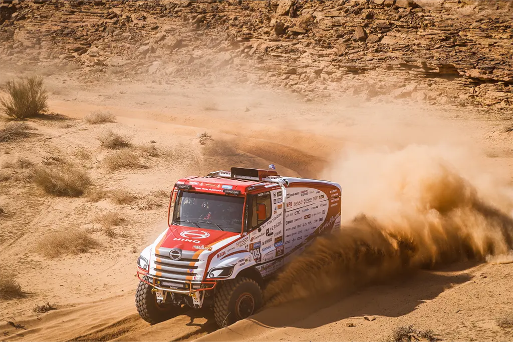 Dust & Glory: Sixth For Hino In 2024 Dakar Rally