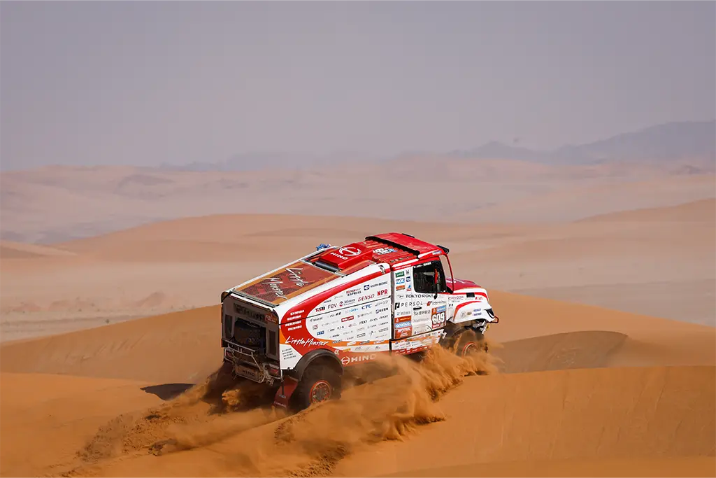 Dust & Glory: Sixth For Hino In 2024 Dakar Rally